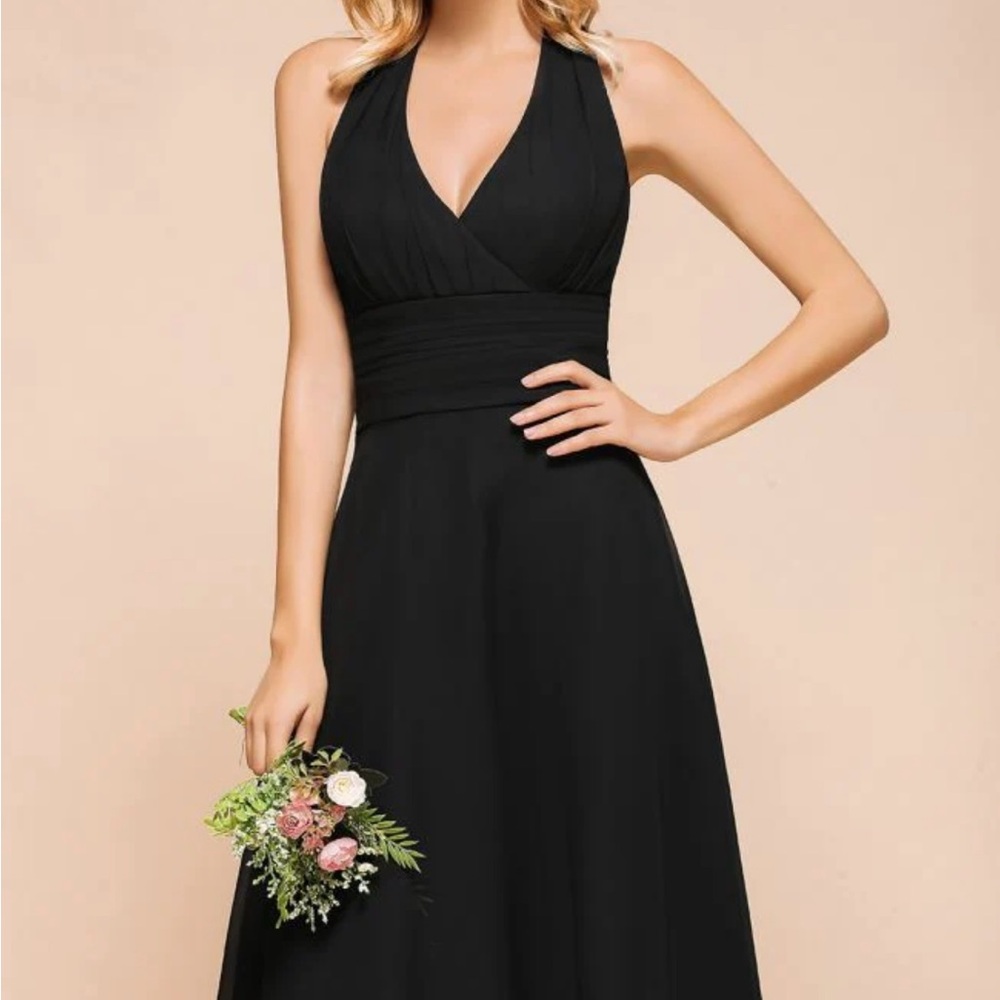 Black Halter Dress Size 1/2